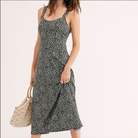 Free People Dresses & Skirts - Free People Lorelai Daisy Print Tie-Back Sundress